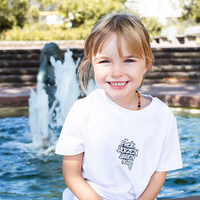 Konstantin Music Kids "FHHN" Tee (White) - Priba Printworks