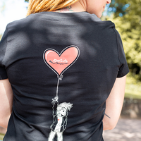 Konstantin Music WMNS "FHHN" Tee (Black) - Priba Printworks