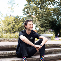 Konstantin Music "FHHN" Tee (black) - Priba Printworks