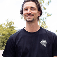 Konstantin Music "FHHN" Tee (black) - Priba Printworks