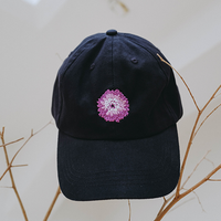 Qima Heilung Dad Hat (Black) - Priba Printworks