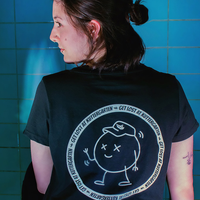 Kuttergarten WMNS Get Lost Shirt (Black) - Priba Printworks