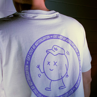 Kuttergarten Get Lost Shirt (White) - Priba Printworks