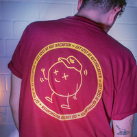 Kuttergarten Get Lost Shirt (Burgundy) - Priba Printworks