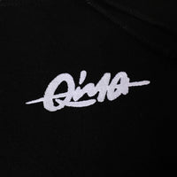Qima Classic Logo Hoodie (Deep Black) - Priba Printworks