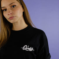Qima Classic Logo Tee (Black) - Priba Printworks