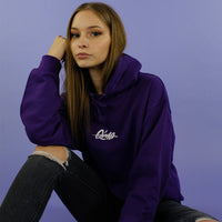 Qima Classic Logo Hoodie (Purple) - Priba Printworks