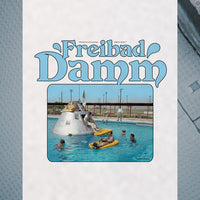 Proseccolaune „Freibad Damm“ Badeaufsicht Shirt (white) - Priba Printworks