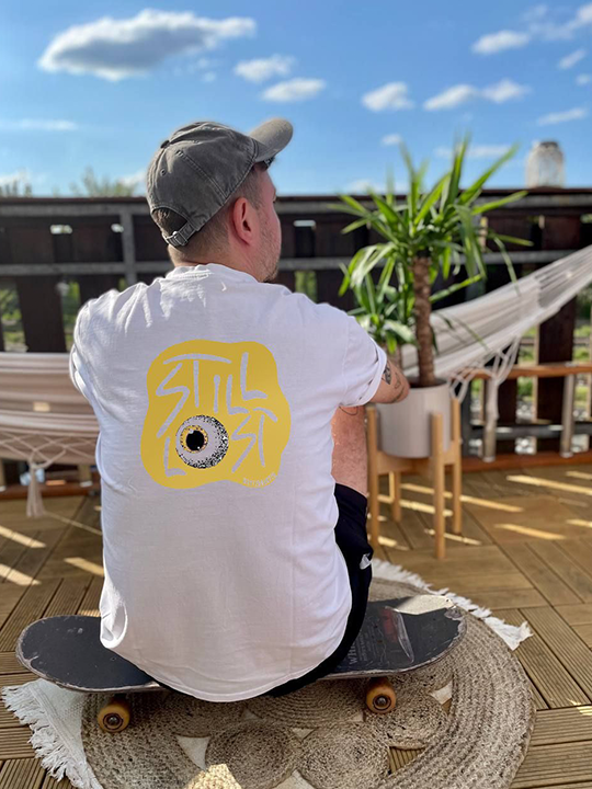 Kuttergarten Still Lost Shirt Vol. 2 (white/yellow) - Priba Printworks